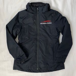 Water-resistant 3-in-1 ladies jacket with a quilted zip-in liner jacket.